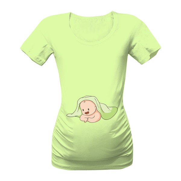 Tričko s potiskem kuk, jsem tady