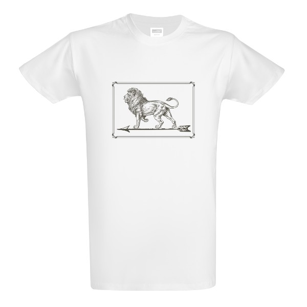 Tričko s potiskem Lev