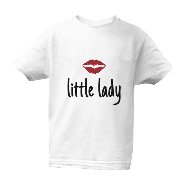 Tričko s potiskem little lady