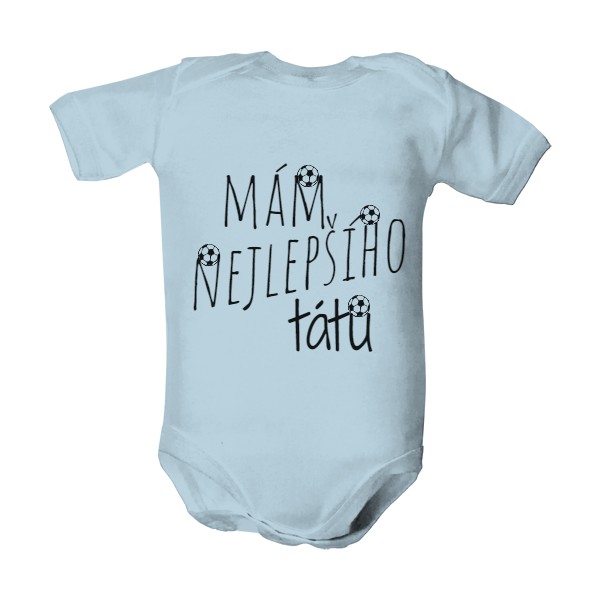 Dětské body  s potiskem mám nejlepšího tátu