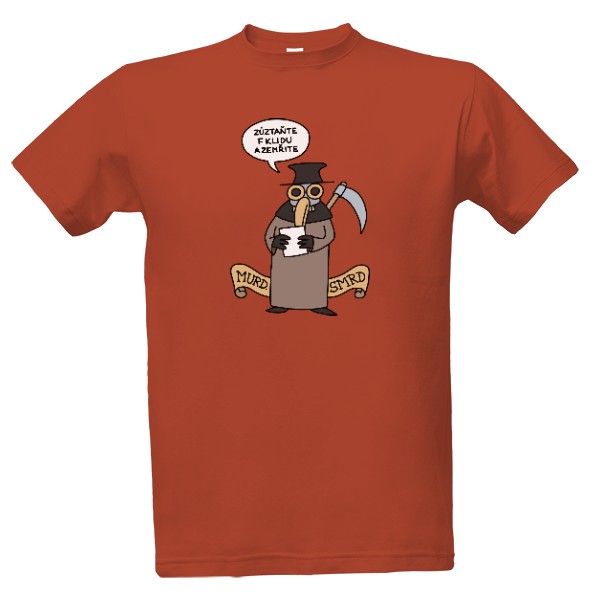 Tričko s potiskem MURd. Smrd
