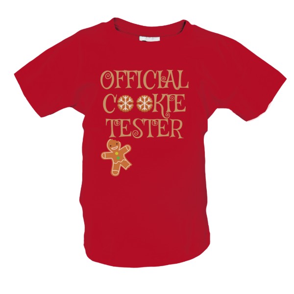 Tričko s potiskem official cookie tester