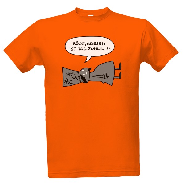 Tričko s potiskem Zuhlení Huz